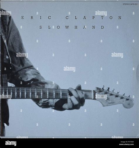 Eric Clapton - Slowhand - Vintage vinyl album cover Stock Photo - Alamy