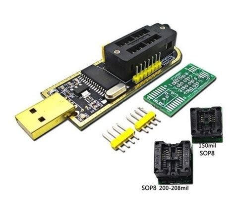 Kit Gravador Usb Flash Eprom Spi Bios Xx Xx Programador