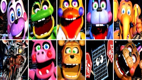 Ultimate Custom Night All Jumpscares Youtube