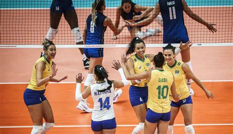 Em jogo disputado Brasil vence a Itália no tie brake