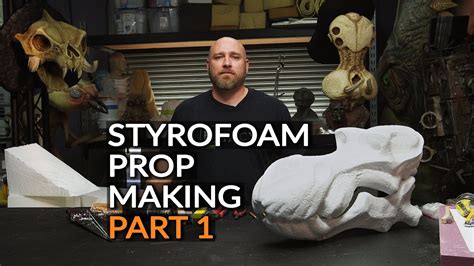 Styrofoam Prop Making Part Designing Carving Texturing Preview