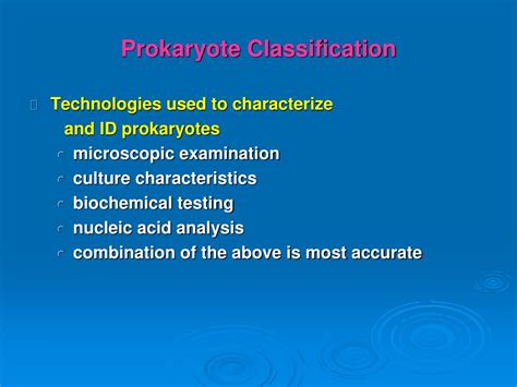 PPT - Classification of bacteria DR.THAMINA SAYYED REGISTRAR PowerPoint ...