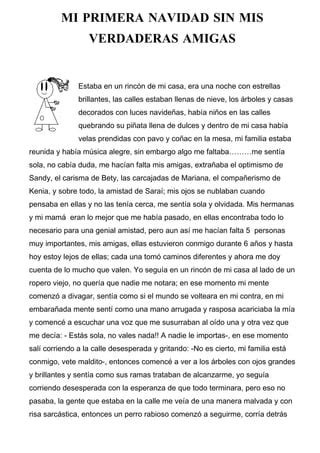 Mi Primera Navidad Sin Mis Verdaderas Amigas PDF Descarga Gratuita