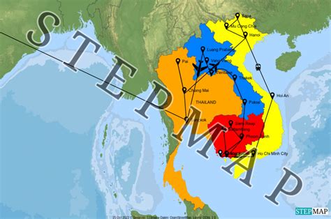 StepMap Weltreise Landkarte für Welt