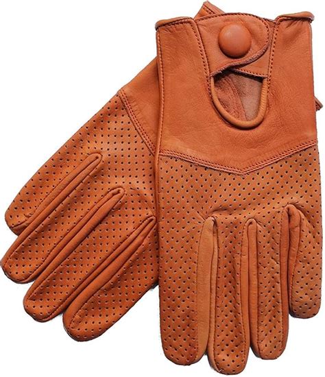 Riparo Motorsports Men S Half Mesh Leather Driving Gloves Amazon Co