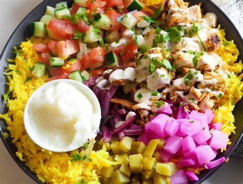 Chicken Shawarma Rice Bowls Falasteenifoodie