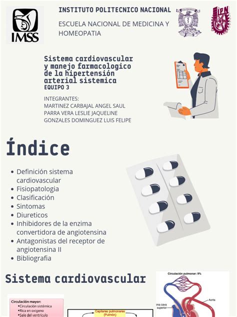 Sistema Cardiovascular Y Manejo Farmacologico De La Hipertensión Arterial Sistemica Descargar