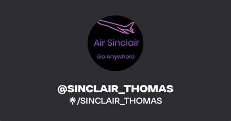 Sinclair Thomas Instagram Linktree