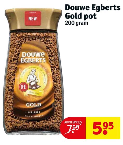 Douwe Egberts Gold Pot Aanbieding Bij Kruidvat