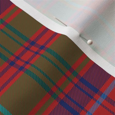 Grant tartan, 9" red / green / navy Fabric | Spoonflower