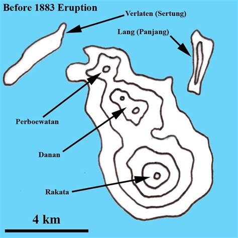 Anak Krakatau (Krakatoa) Volcano