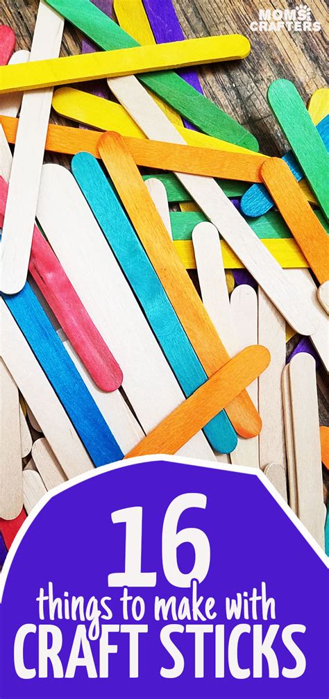 16 Craft Stick Crafts To Try Today Craft Stick Crafts Popsicle