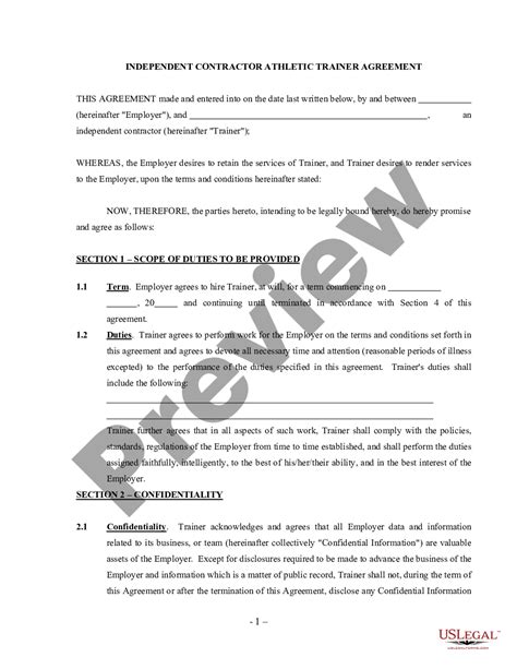 Training Agreement Between Employer And Employee Template