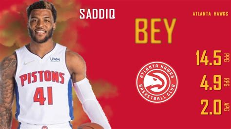 Atlanta Hawks Saddiq Bey Youtube