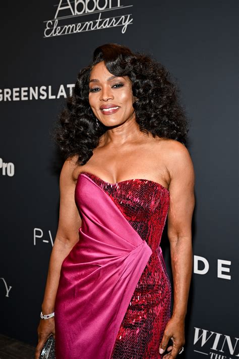 Angela Bassett Shines In Pink Dress For Critics Choice Black Cinema