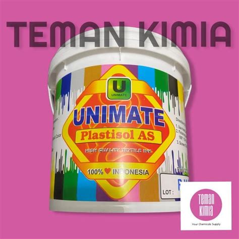 Jual Tinta Pasta Sablon Plastisol Unimate White 1kg Shopee Indonesia