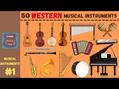 50 WESTERN MUSICAL INSTRUMENTS | Lesson #1 | Learning Music Hub