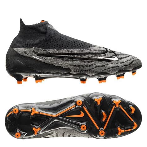 Nike Phantom Gx Elite Df Fg Black Pack Zwart Wit Grijs