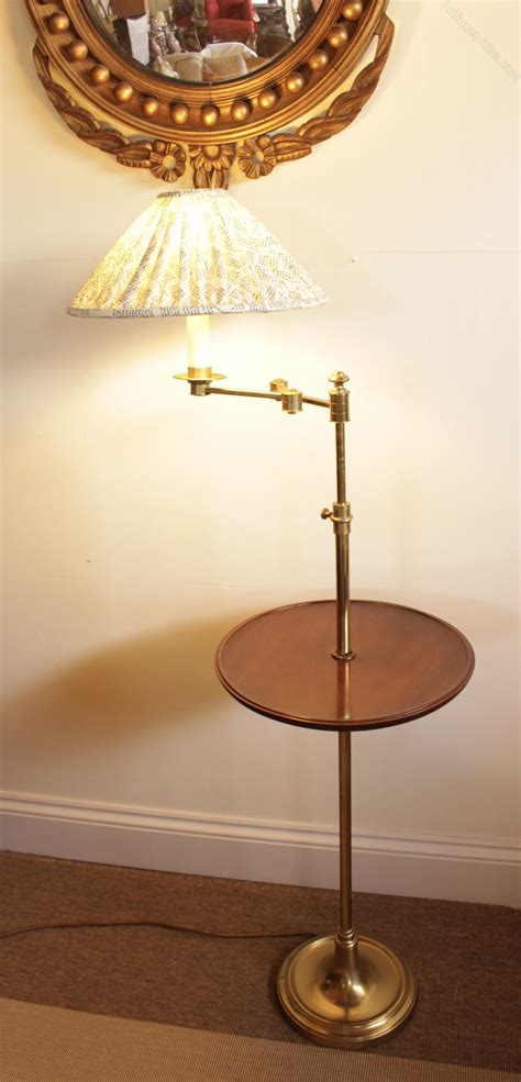 Antiques Atlas Adjustable Brass Reading Lamp