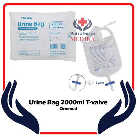 Jual Urine Bag Steril T Valve Liter Onemed Shopee Indonesia