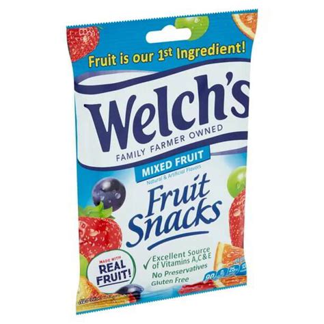 Welchs Mixed Fruit Snacks 5 Oz Pouch