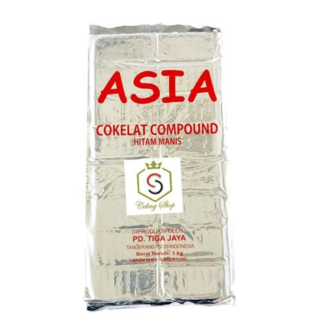 Jual Coklat Batang ASIA Compound COKELAT Hitam Manis 1KG 1 Kg Shopee