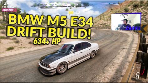 Forza Horizon 5 Bmw M5 E34 1995 Drift Build Hd Youtube