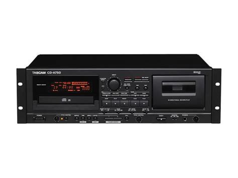 Tascam Combination Cd Player And Cassette Recorder Cd A750