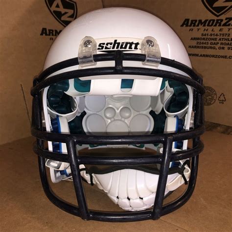 Used Rejected Schutt Xp Adult Football Helmet Large Metallic White