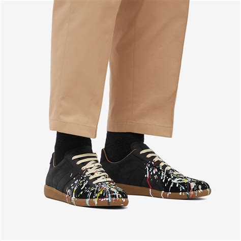 Maison Margiela Painted Replica Sneaker Black END US