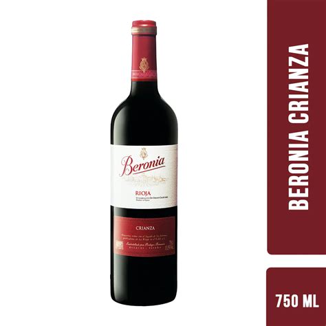 Vino Tinto Beronia Crianza Tempranillo 750 Ml Soriana