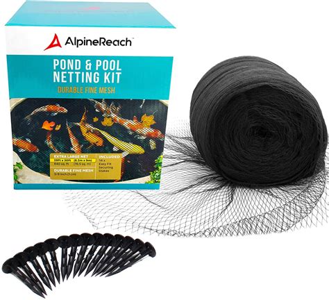 AlpineReach 28 x 30 Feet Koi Pond Netting Kit | AlpineReach