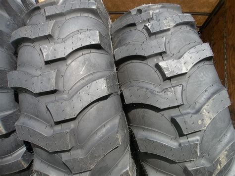 Two New 169x24 R4 Titan Industrial Tractor Lug Ford 550 Backhoe Tires