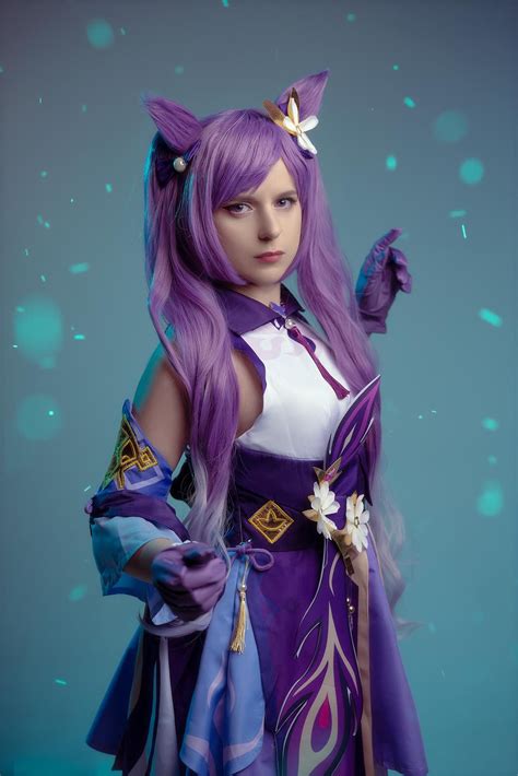 [self] Keqing From Genshin Impact Cosplay By Me R Cawwsplay