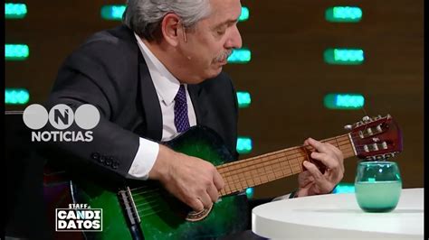 Alberto Fern Ndez Habla De Todo Y Toca La Guitarra En