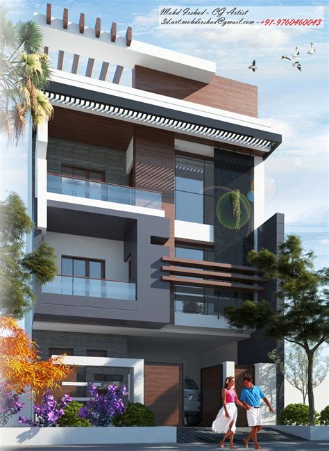 Indian Modern House Exterior Design - BEST HOME DESIGN IDEAS