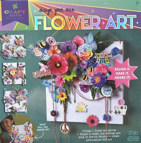 Design Your Own Flower Art Kit Includes 277 Pieces To Create 1 Flower