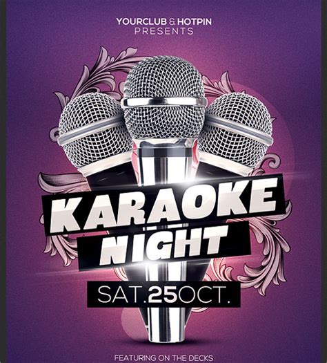 FREE 16+ Karaoke Night Flyer Templates in EPS | PSD | AI | MS Word ...