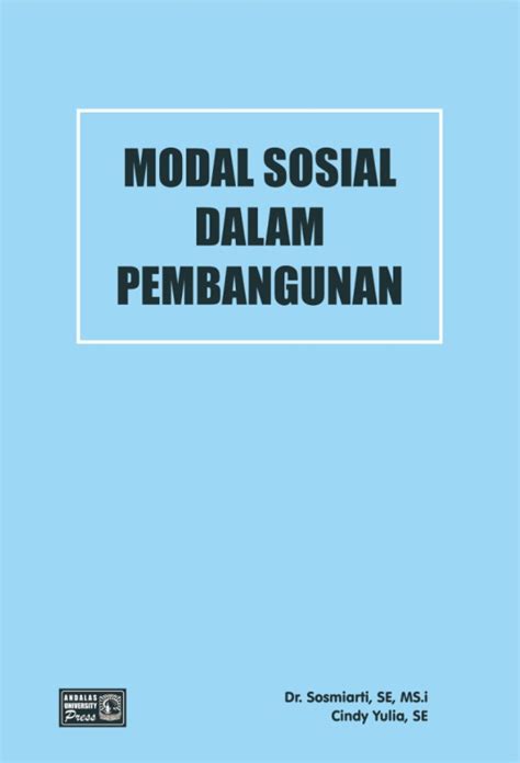 Modal Sosial Dalam Pembangunan