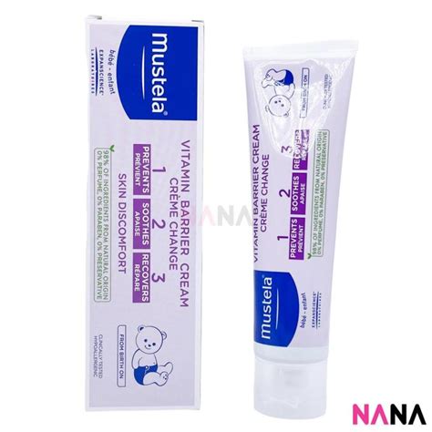 Mustela 1 2 3 Vitamin Barrier Cream 100ml For All Skin Types EXP 10