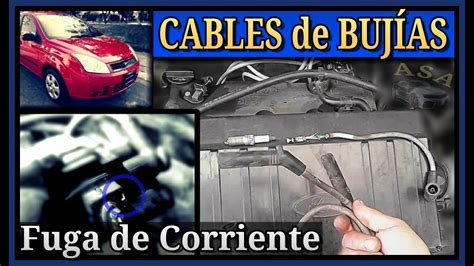 FUGA DE CORRIENTE CABLES DE BUJIA FORD FIESTA COURIER IKON KA