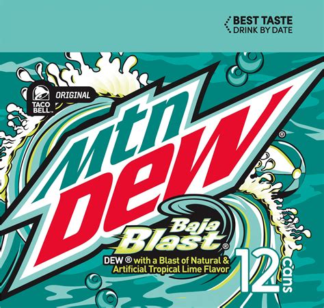 Mountain Dew Soda Baja Blast Planogram Left