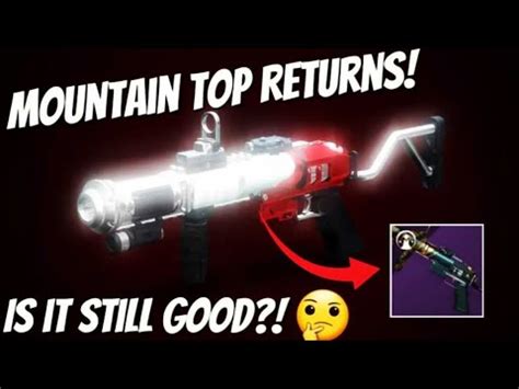 The Mountaintop Is Back And Busted The Mountaintop God Roll Guide