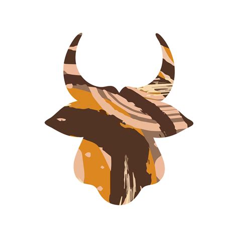 cow head vector illustration 8043239 Vector Art at Vecteezy