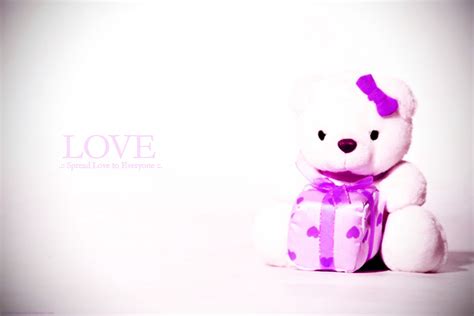 Pink Romantic Cute Love Teddy Bear Wallpaper Parketis