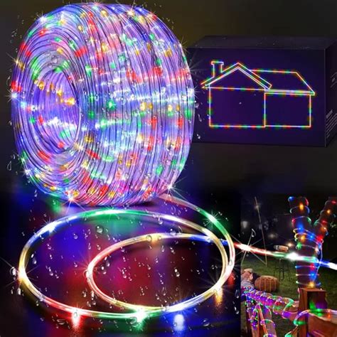 Manguera Serie Luces Navidad 10m 8 Modos Led Exteriores Envío gratis