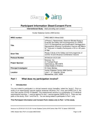 Fillable Online Master Icf Template For General Use Aim Centre Fax