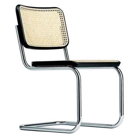 Thonet S V Cantilever Chair With Wickerwork Ambientedirect