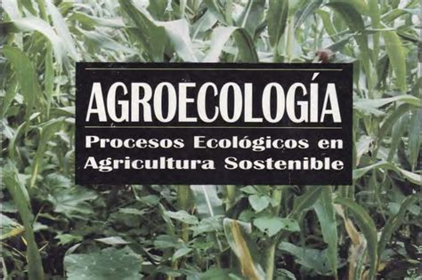 Agroecologia Procesos agroecológicos en agricultura sostenible