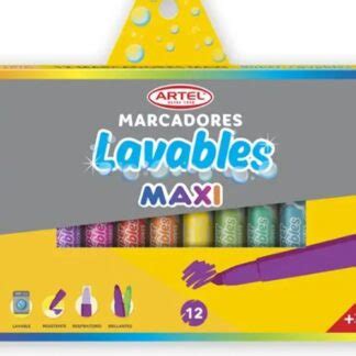 Marcadores Jumbo Colores S Per Lavables Maxi Artel Joyas